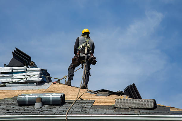 Professional Storm Damage Roof Repair technician working in Viola, ID